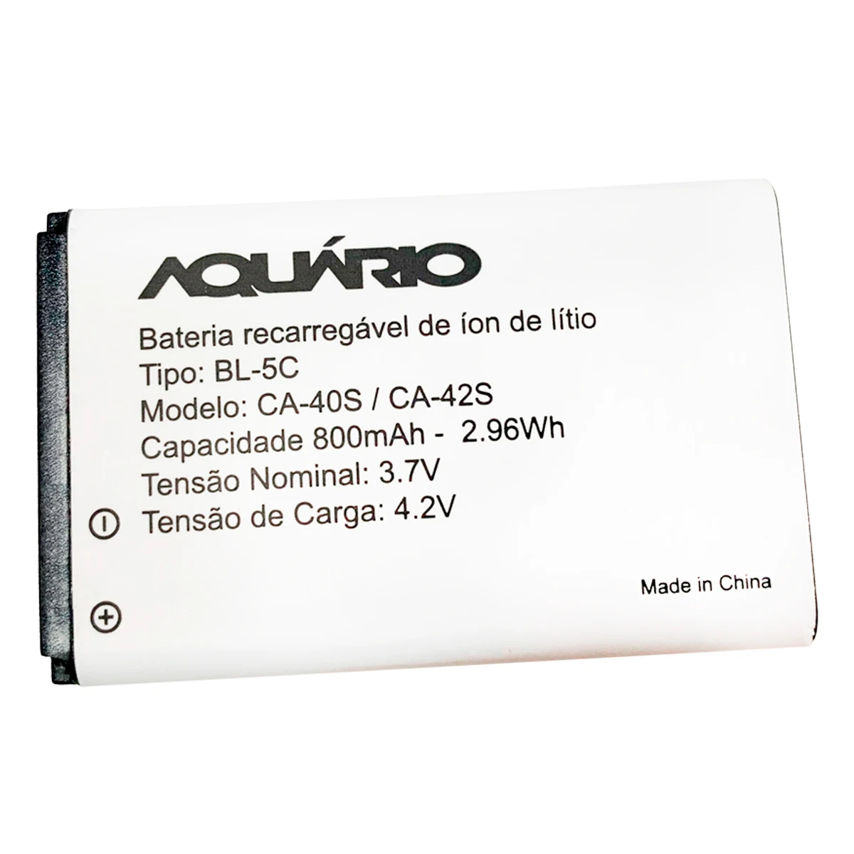 

LITHIUM BATTERY FOR 4,7V TABLE CELL 800MAH CA-40/42S