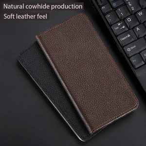 High-end mobile case Leather Phone Case For ZTE Blade V6 V7 V8 V9 V10 Max A2 A3 A6 A610 Case Wallet Cowhide Cover