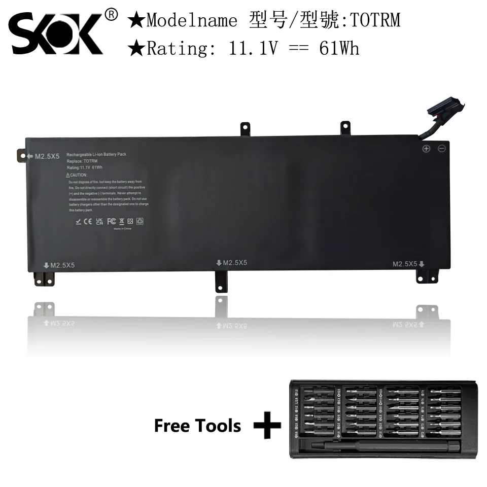 T0TRM H76MV 0H76MY 07D1WJ 7D1WJ TOTRM Y757W 701WJ Y758W Замена аккумулятора для ноутбука Dell Precision M3800 XPS 15