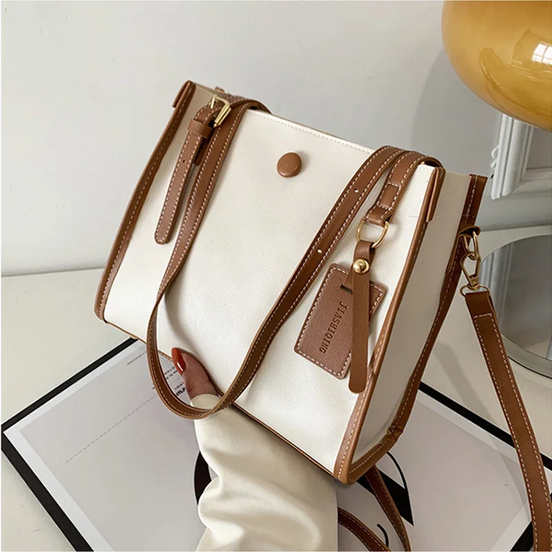 

Fashion Designer Women's Shoulder Bag Tote Casual Solid Simple Large Capacity Crossbody Bags or Women 2022 New Female Handbag
