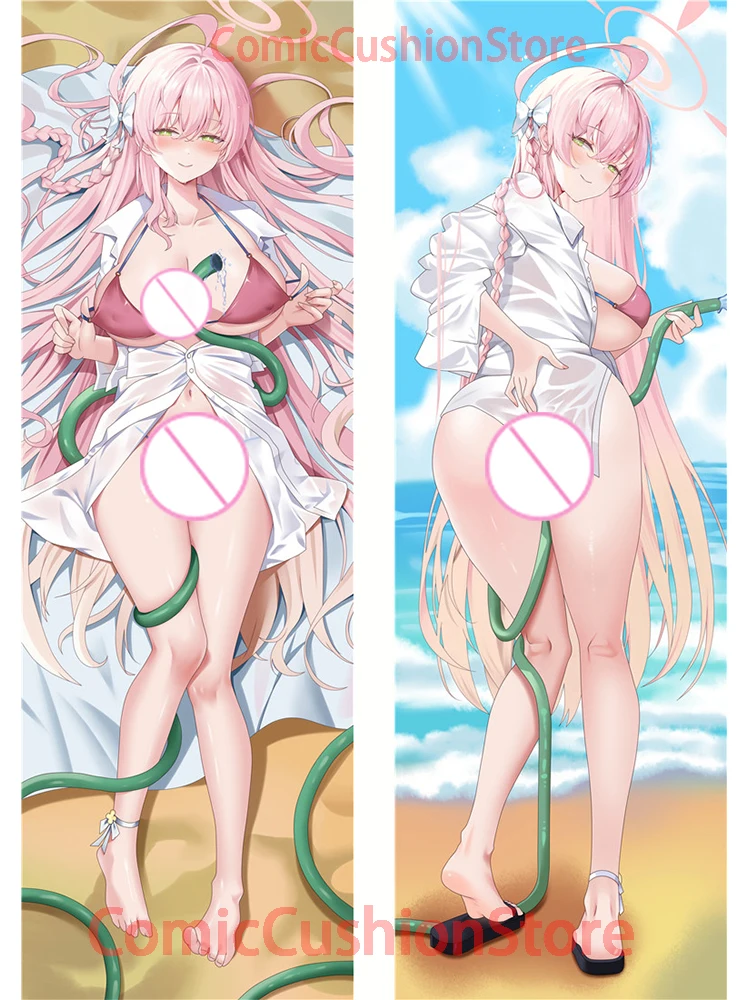 

Dakimakura anime дакимакура Подушка Dakimakura Аниме Урава Ханако с синим архивом, Двусторонняя Подушка в натуральную величину, наволочка для взрослых