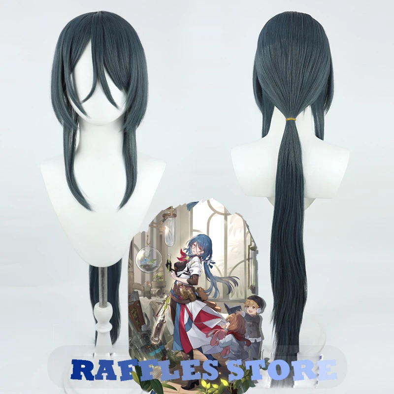 

Natasha Cosplay Wig New Game Honkai: Star Rail Cosplay Wig Natasha Cyan Long Straight Hair Heat Resistant Synthetic 100cm Unisex