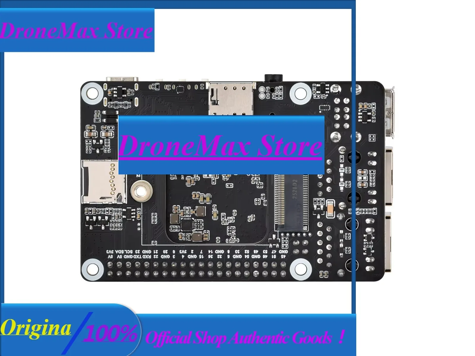 Фото DroMaLuckfox Lyra Pi Linux SBC - Трехъядерный процессор A7, Wi-Fi 6/BT5.2, MIPI DSI, поддержка 4G LTE, Rockchip Matrix IO, опция EMMC/MicroSD. №1