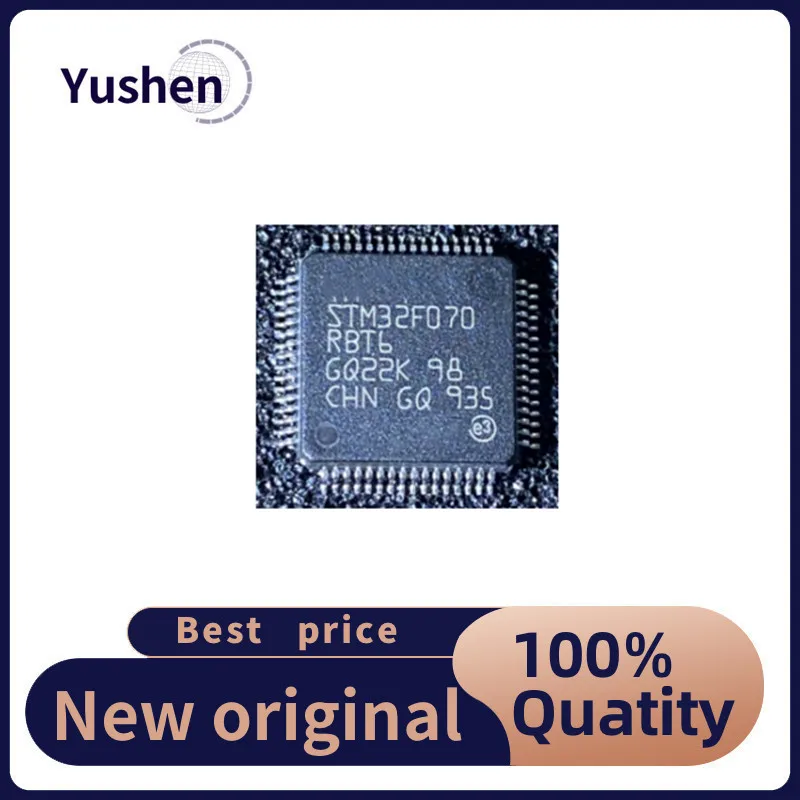 

10Pcs/lot New Original IC STM32F070 STM32F070RBT6 QFP64 Singlechip MCU Microcontroller Chip
