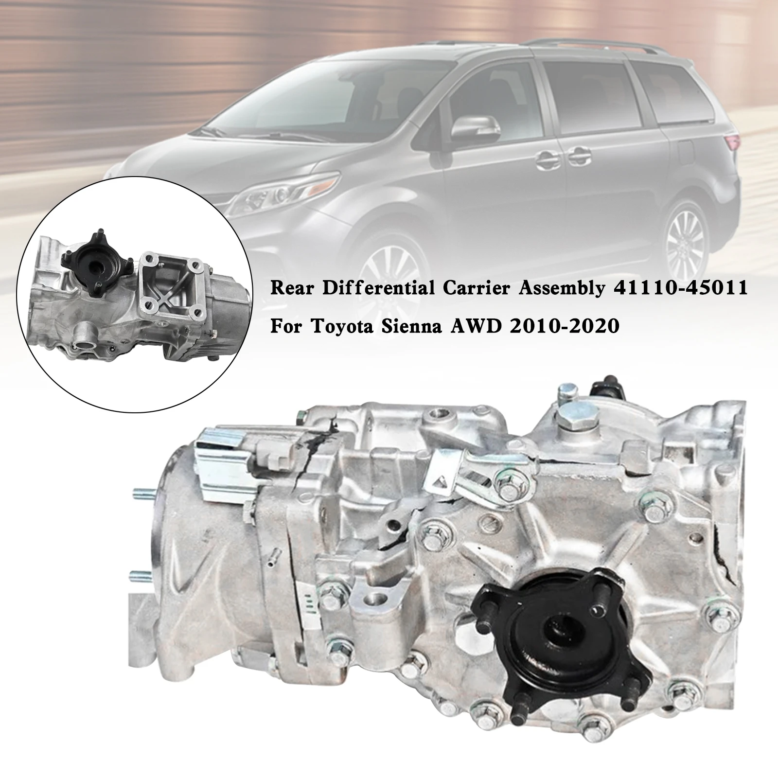 

Задний дифференциал Artudatech 41110-45011 для Toyota Sienna AWD 2010-2020, автомобильные аксессуары