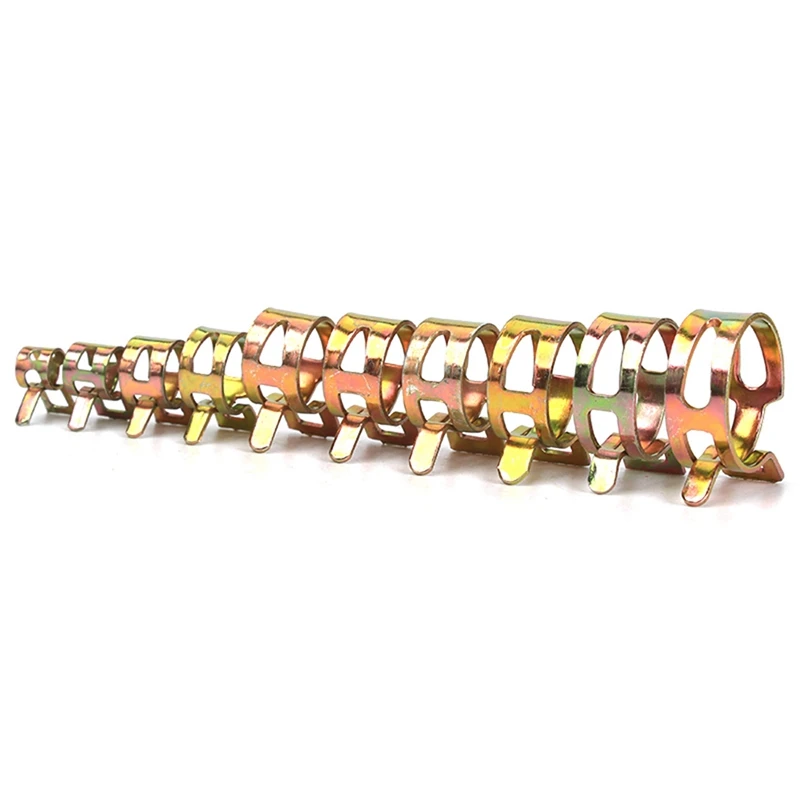 100 шт. внутренний диаметр 6-17 мм цветное Цинковое эластичное кольцо зажим для