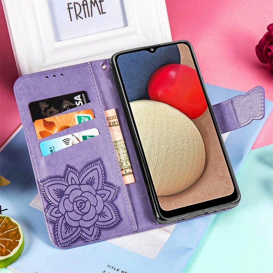 Wallet Leather Case For Samsung Galaxy A02S A03S A12 A13 2022 A32 A51 A52 A71 A72 S22 Plus Ultra S21 S20 Plus Ultra FE S10 Plus