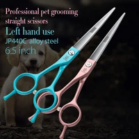 fenice professional left hand 6 5 inch straight pet dog grooming scissors shears pet trimming scissors dogs products