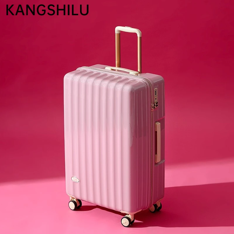 

Новый деловой Дорожный чемодан KANGSHILU 20 дюймов 24 дюйма, чемодан на колесиках с сумкой для ноутбука, УНИВЕРСАЛЬНАЯ ТЕЛЕЖКА на колесиках, чемодан на колесиках для ПК