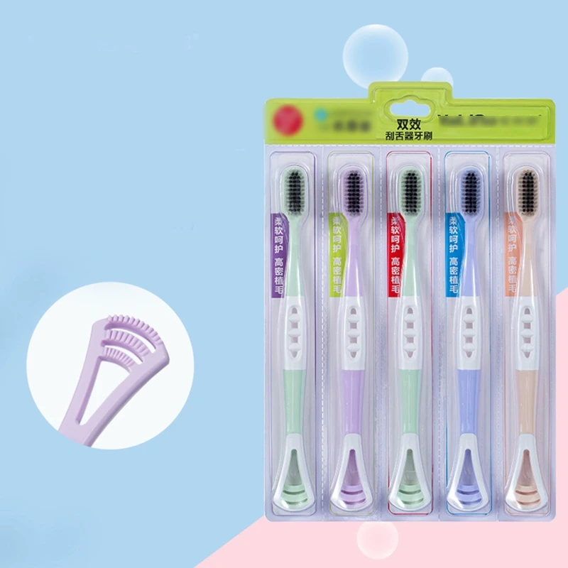 

5x Kids Ultra Soft Bristles Protect Fragile Gums for Sensitive Teeth and Gums for Sensitive Nano Toothbrush Oral Care