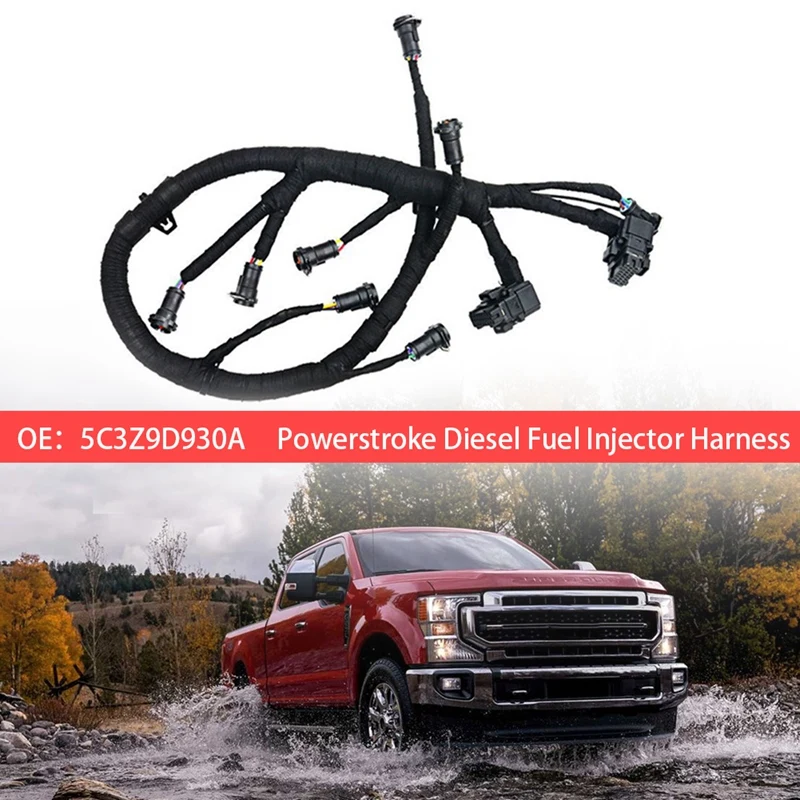 5C3Z9D930A 5C3Z-9D930-A для Ford F-250 2003 л 2007-мощный шлейф дизельного инжектора