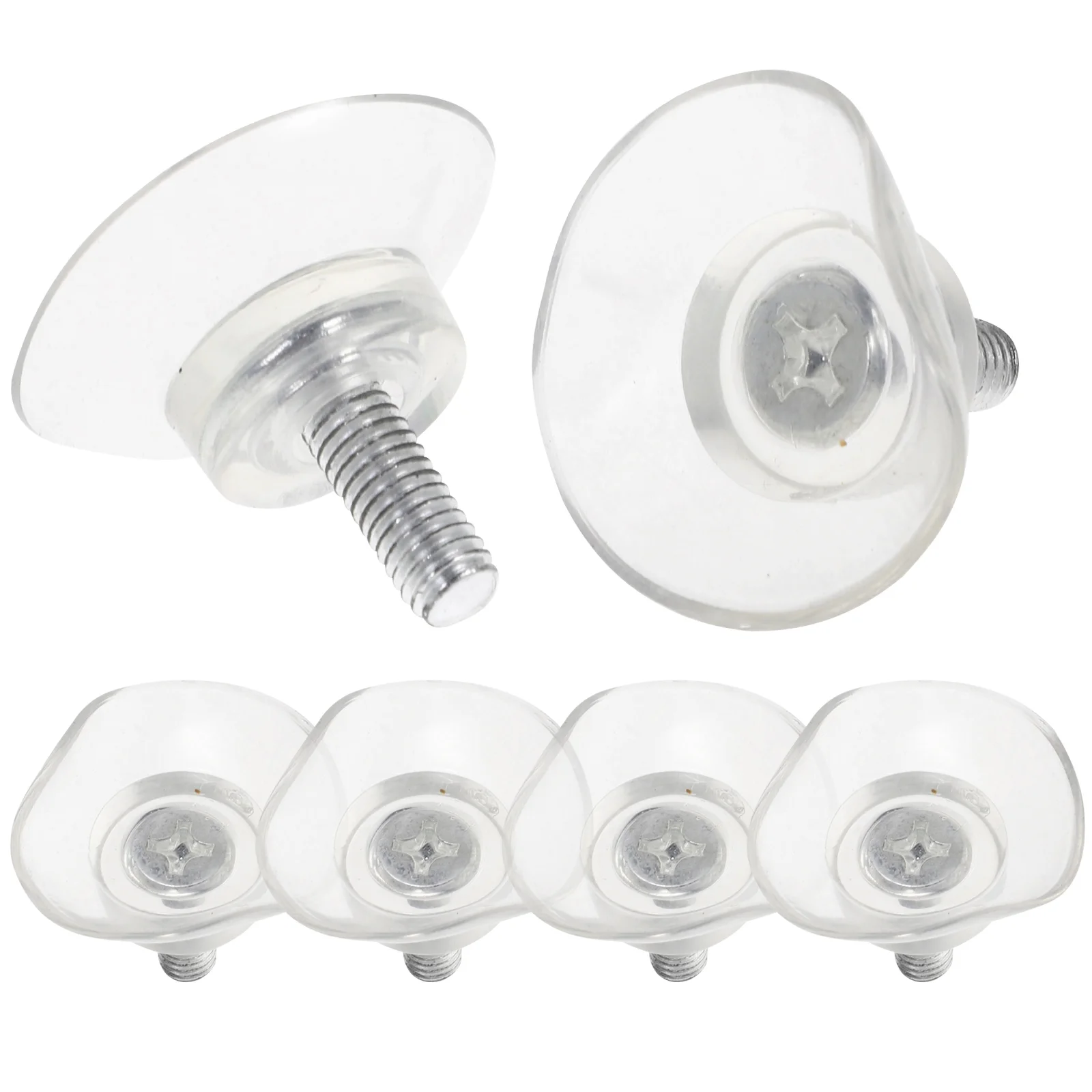 

Suction Cup Cups Table Screw Anti Collision Pvc Furniture Sucker Hanger Hooks Screws Window Pads Hook Rubber Round Transparent
