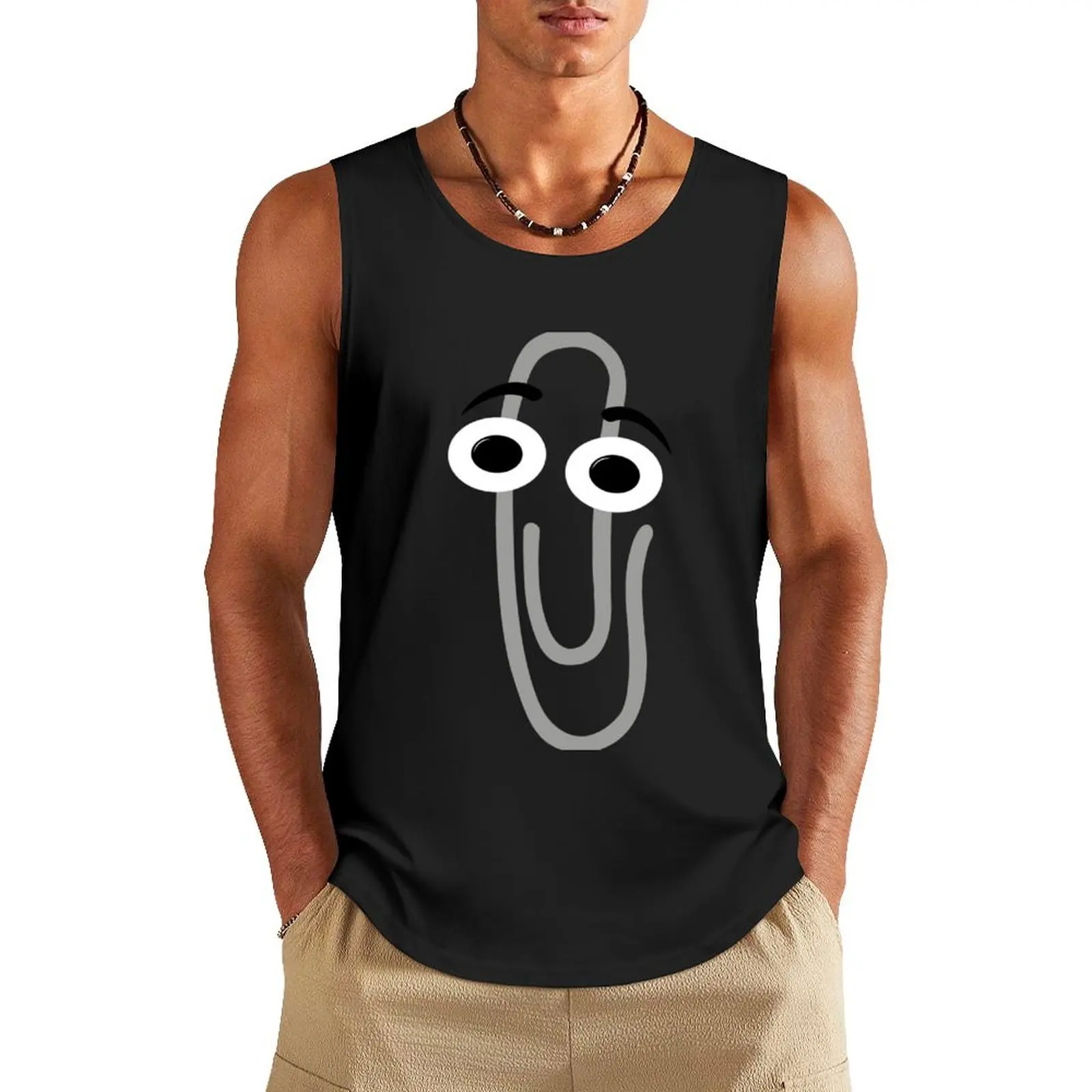 Р.И.П. Clippy Tank Top футболки без рукавов для мужчин спортивная одежда