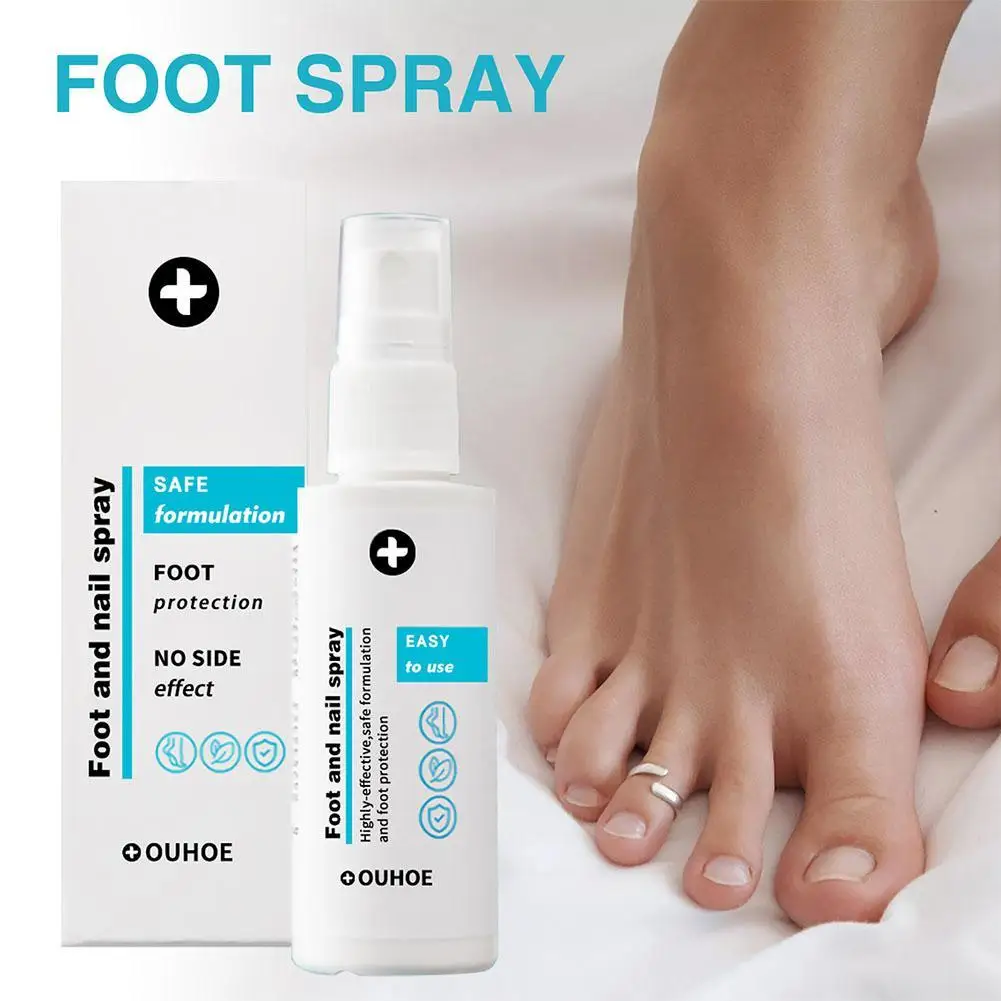 

30ml Foot Care Spray Natural Antimicrobial Deodorizing Podiatry Spray Anti-crack Remove Dead Skin Exfoliator Cleansing Foot Care