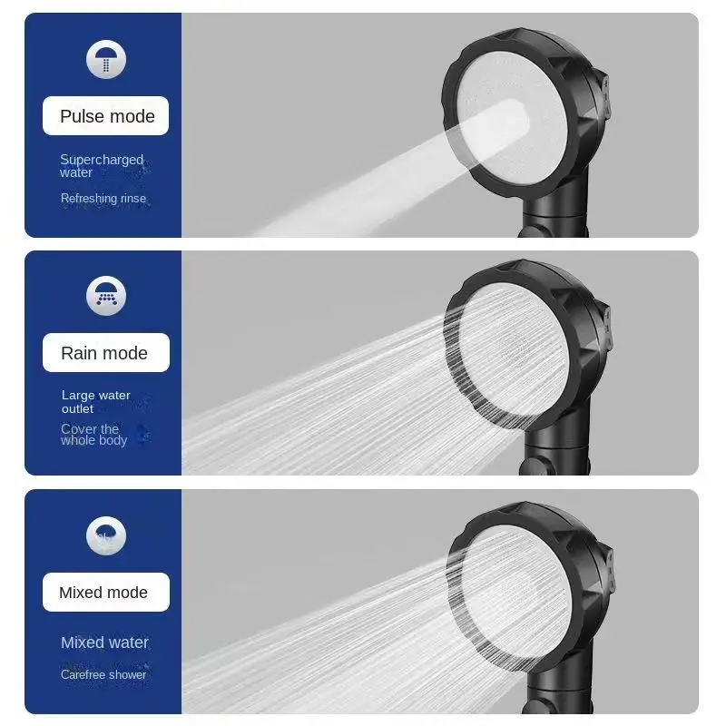 Настенный медный смеситель для горячей и холодной ванны насадка душа черная