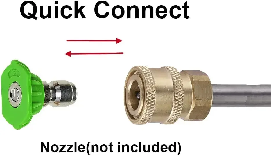 Удлинительная трубка для мойки высокого давления 17-дюймовая наконечник из