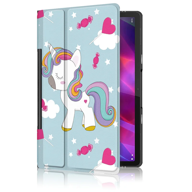 

Защитный умный чехол для Lenovo Yoga Tab 11, Магнитный чехол для планшетов Lenovo YOGA Tab 11 2021 с ручкой