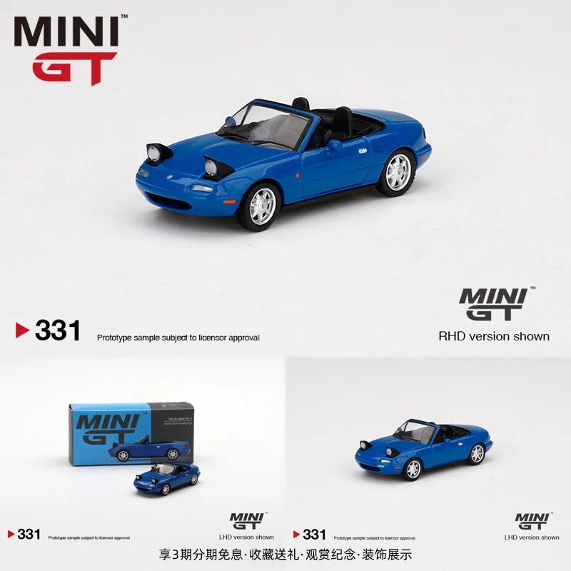 

Мини GT 1:64 Mazda MX-5 Miata NA Eunos Roadster модель автомобиля из сплава