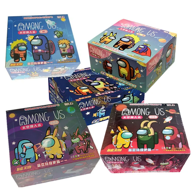 

Карта среди нас, коллекция аниме персонажей, Бронзирующая Мерцающая карта, настольные игрушки, боевая игра, коллекционная детская игрушка