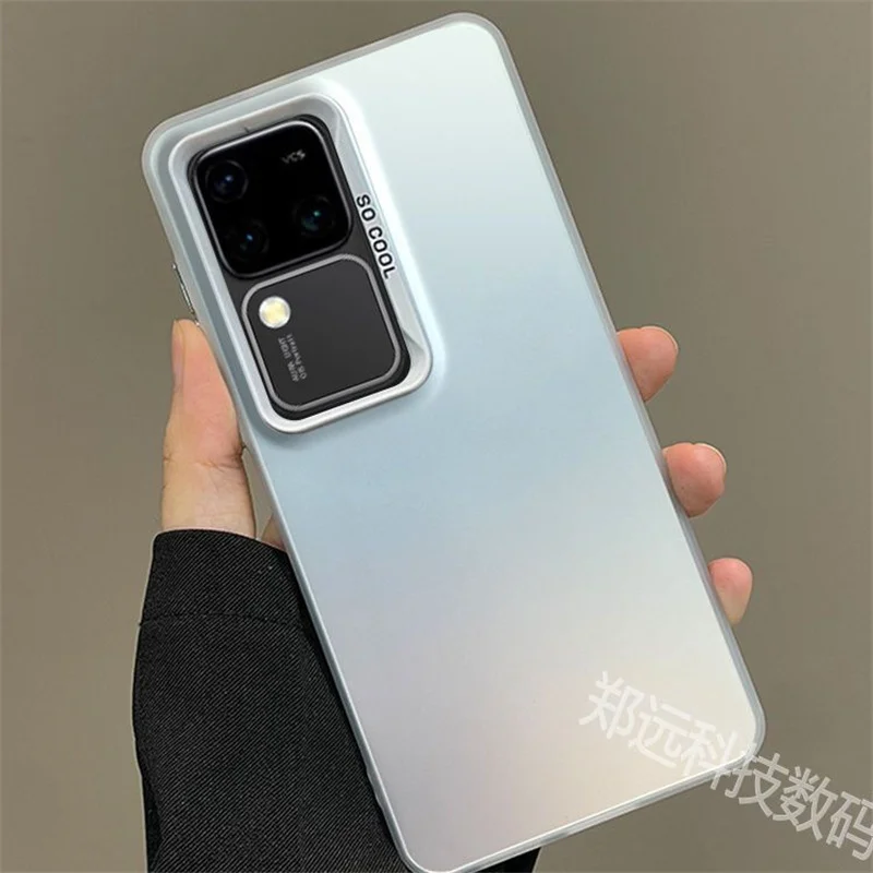 Чехол для VIVO V30 Pro V30Pro матовый жесткий чехол ПК универсальный новый модный