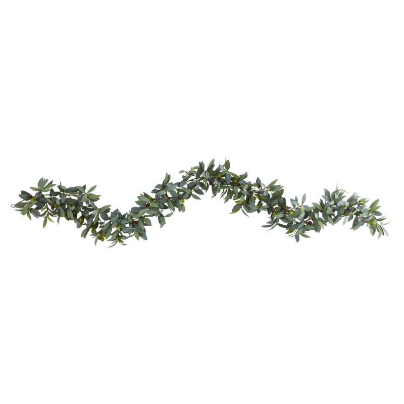 

Artificial Olive Floral Garland, 78" (Green)