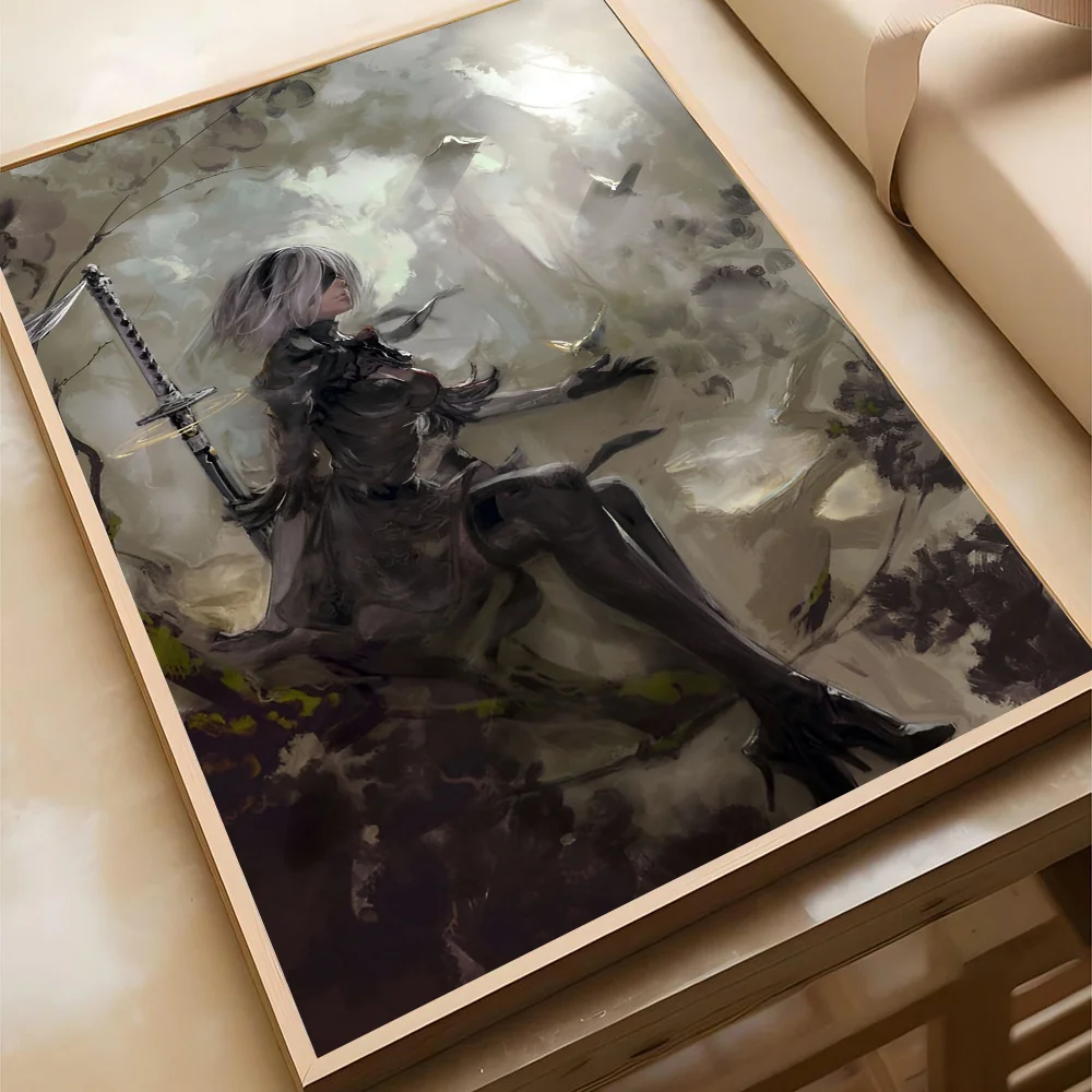 

Аниме-картина NieR Automata на холсте