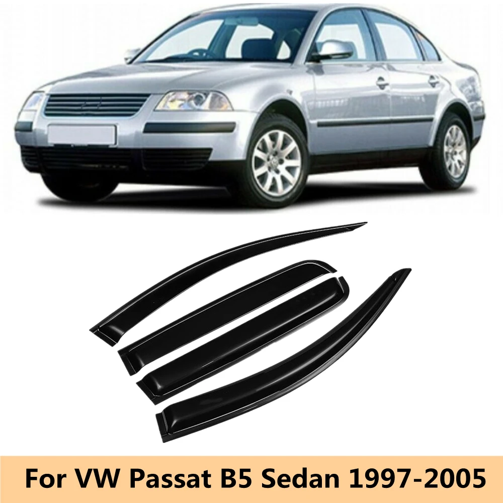 

For VW Passat B5 Sedan 1997 1998 2000 2001 2002 2003 2004 2005 Side Window Visor Deflector Windshield for Rain Guard Shields