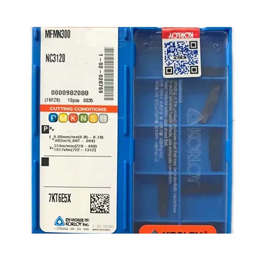 

KORLOY 100% Original MFMN300 NC3020 MFMN300 PC5300 MFMN300 NC3120 CNC Holder Grooving Tool Carbide Inserts MFMN CNC Lathe Tools