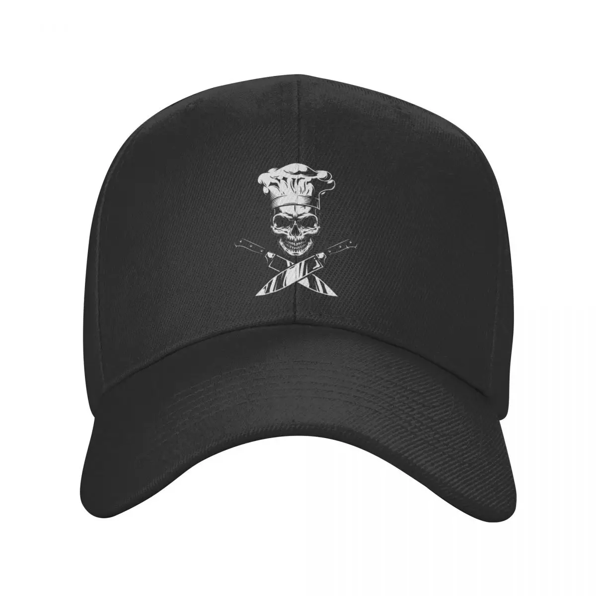 

New Fashion Chef Cooking Pirate Skull Cross Knife Baseball Cap Adjustable Unisex Dad Hat Outdoor Snapback Caps Trucker Hats