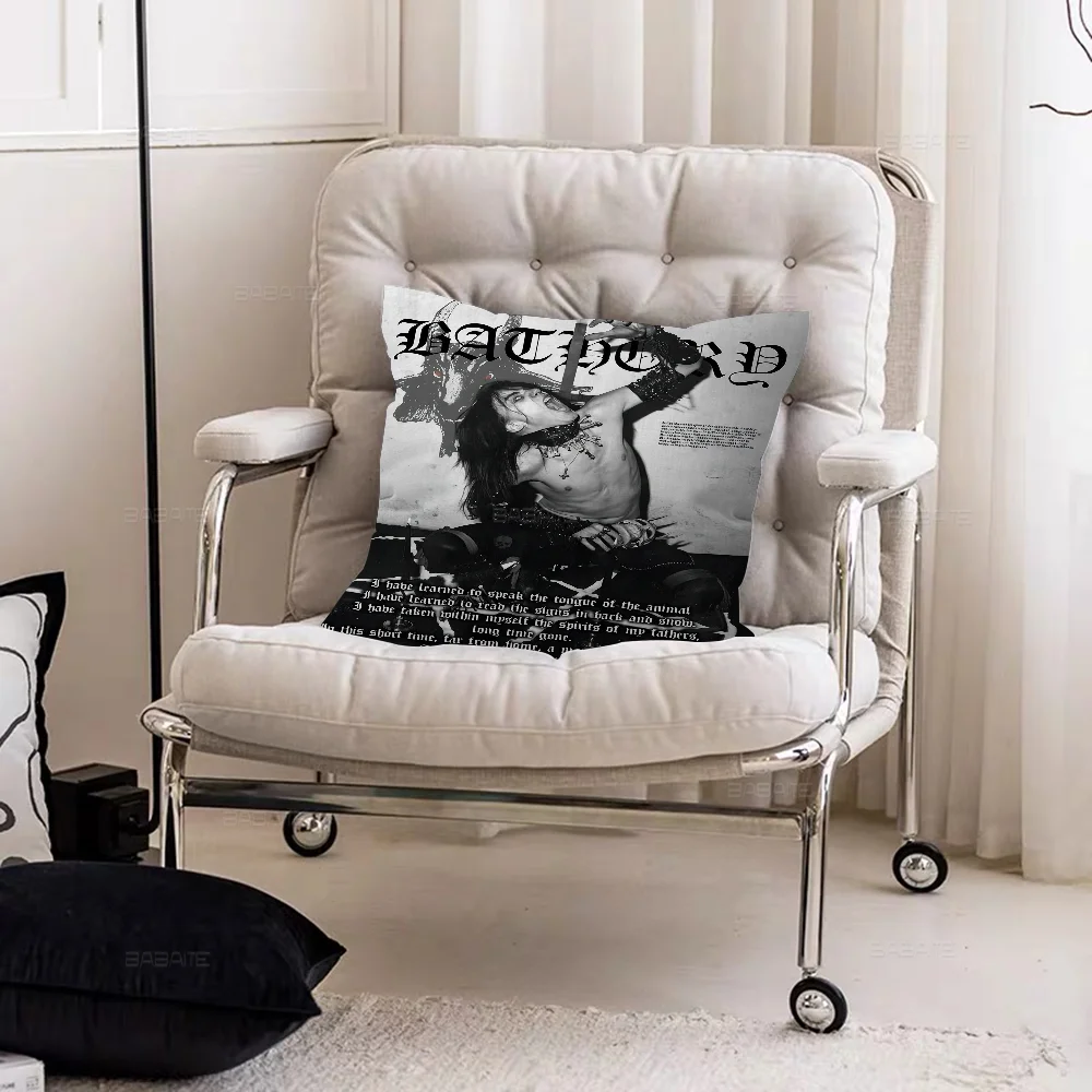 Bathory Quorthon ретро хэви-метал музыкальная группа певица 45*45 см наволочка Декор дом