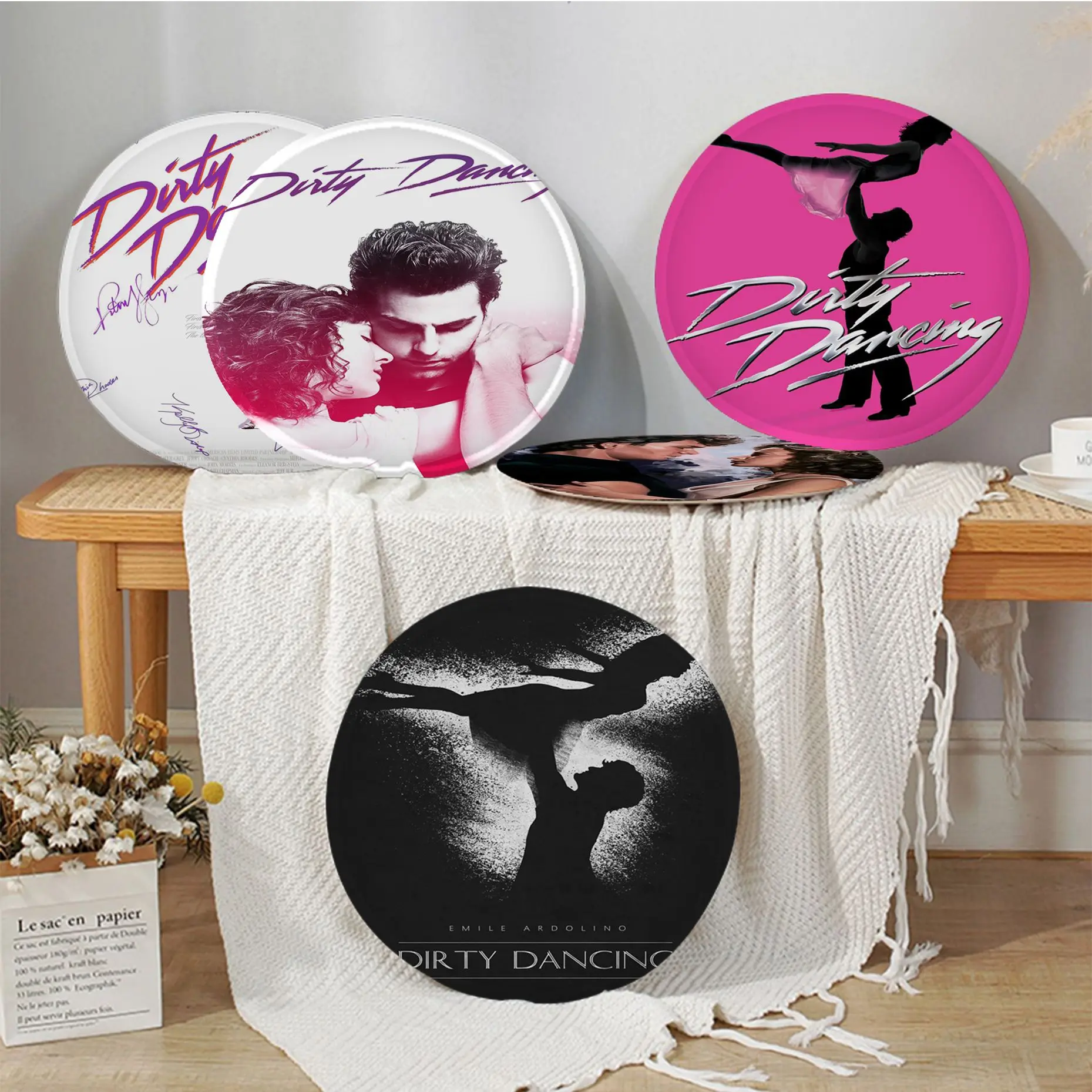 

Dirty Dancing Movie Decorative Seat Cushion Office Dining Stool Pad Sponge Sofa Mat Non-Slip Sofa Cushion