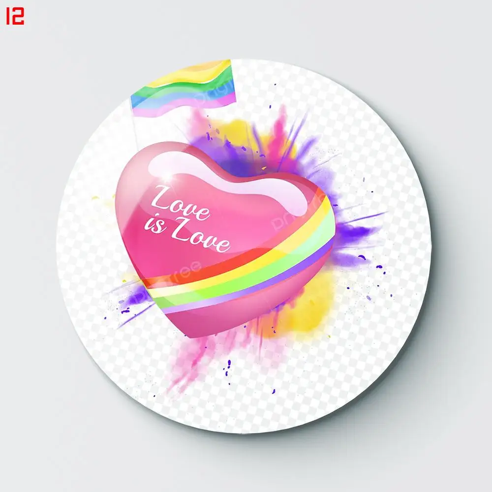 

PRIDE MONTH 00012 Buttons Brooches Pin Jewelry Accessory Customize Brooch Fashion Lapel Badges