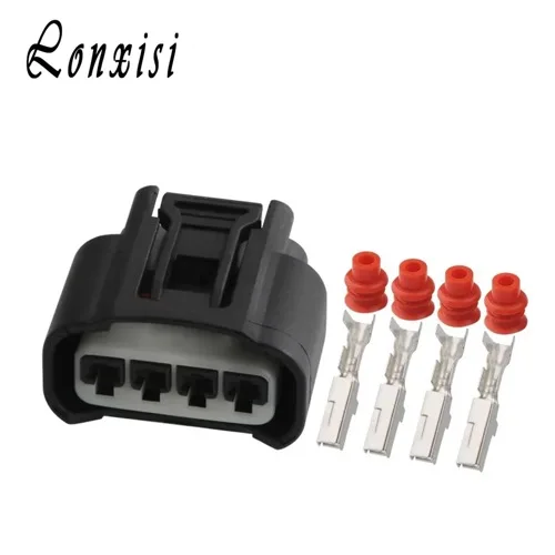 5/10/20/50 комплектов, 4-контактная катушка зажигания Toyota, водонепроницаемый электрический черный разъем для проводов, гнездовая вилка 90980-11885 DJ7042B-2.2-21