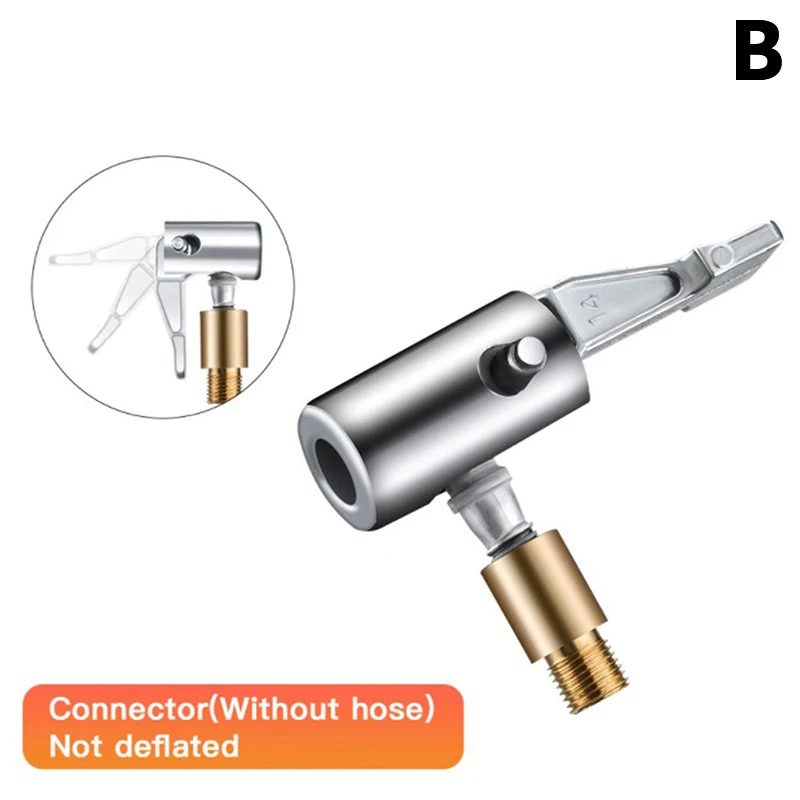 

Портативный насадка на колесо зажим для надувного насоса, разъем для автомобильного шины, воздушный патрон, компрессор может быть сдутым адаптером клапана
