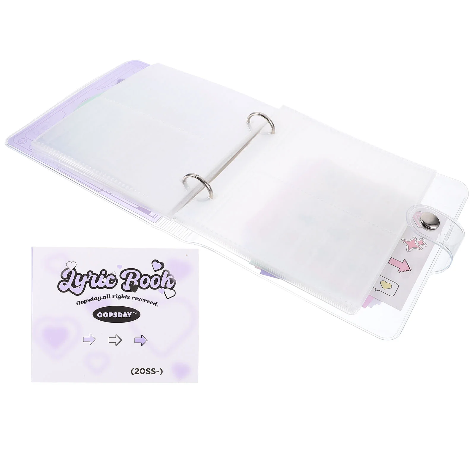 Фотоальбомы Американский Ретро CD-карта Звезда Хранение вкладышей (розовый)