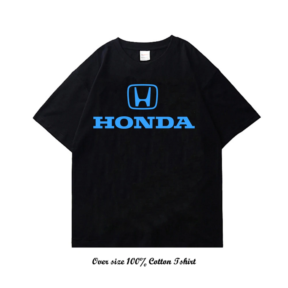 

H-Honda MotorcycleT Shirt For Men Women 100% Cotton Casual Top 2023 Best Selling Short Sleeve Boy's Girl's Summer Clothing