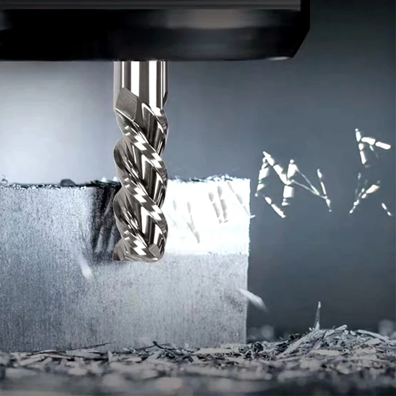 SIQI 3-зубая твердосплавная фреза вольфрамовая концевая инструмент с ЧПУ от 1 до 20