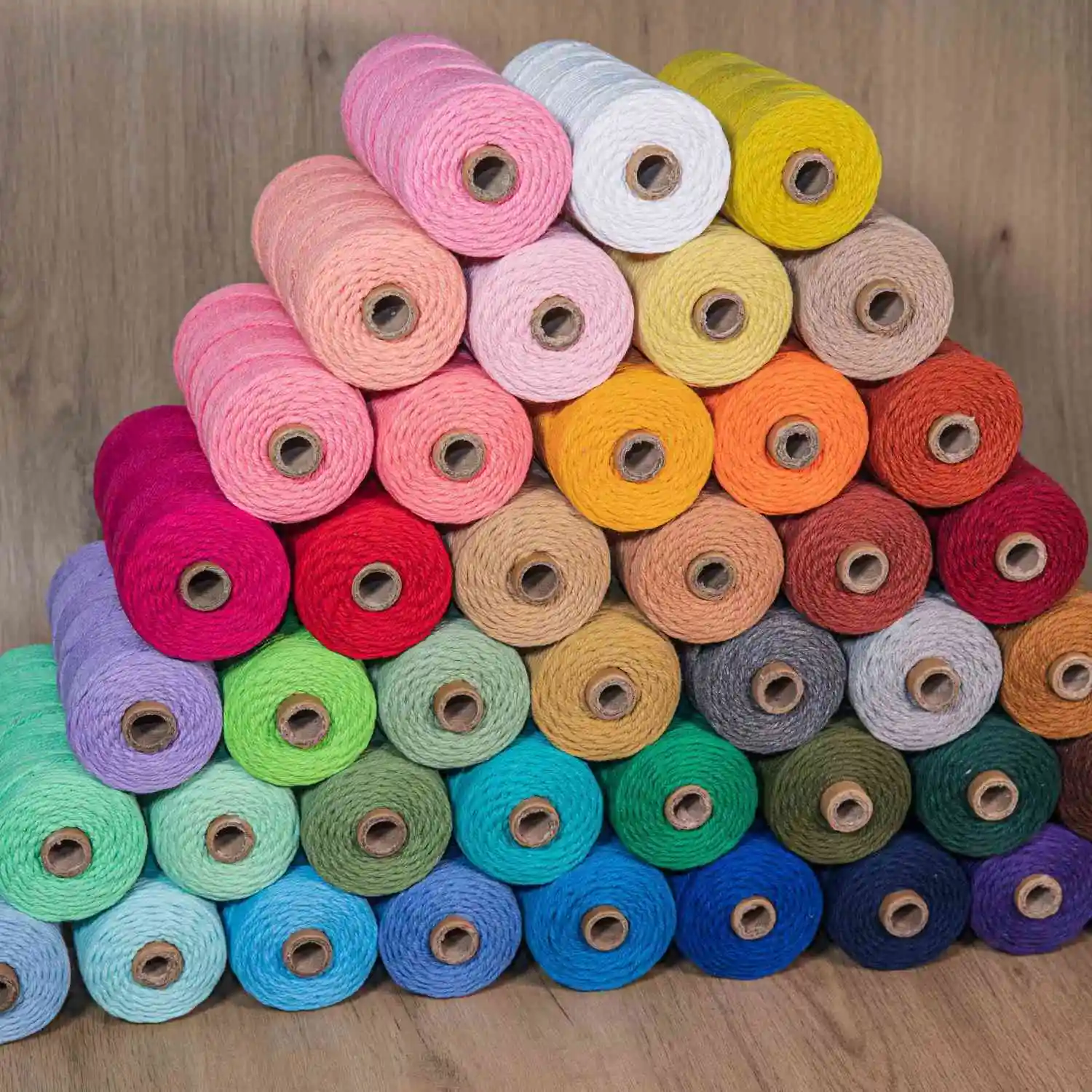 3 мм цветной хлопковый шнур сделай сам ручное плетение мягкая однотонная