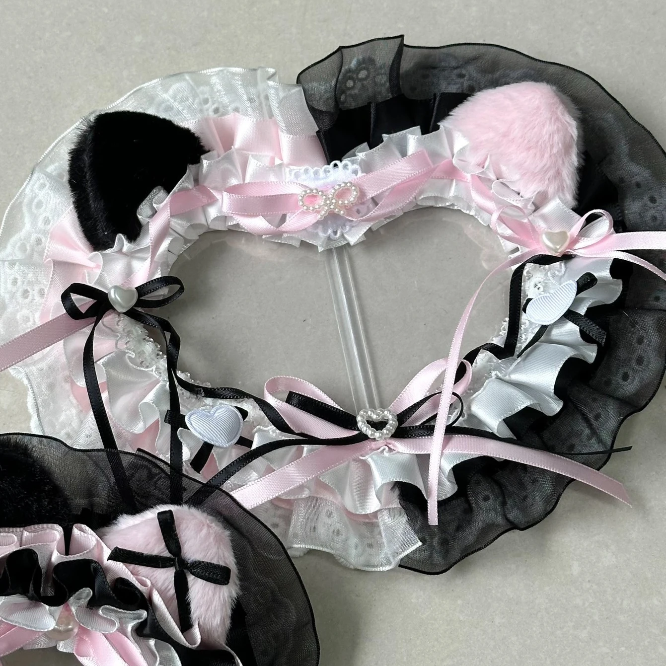 Два 3-дюймовых дисплея для карточек лента ручной работы кружевной декор