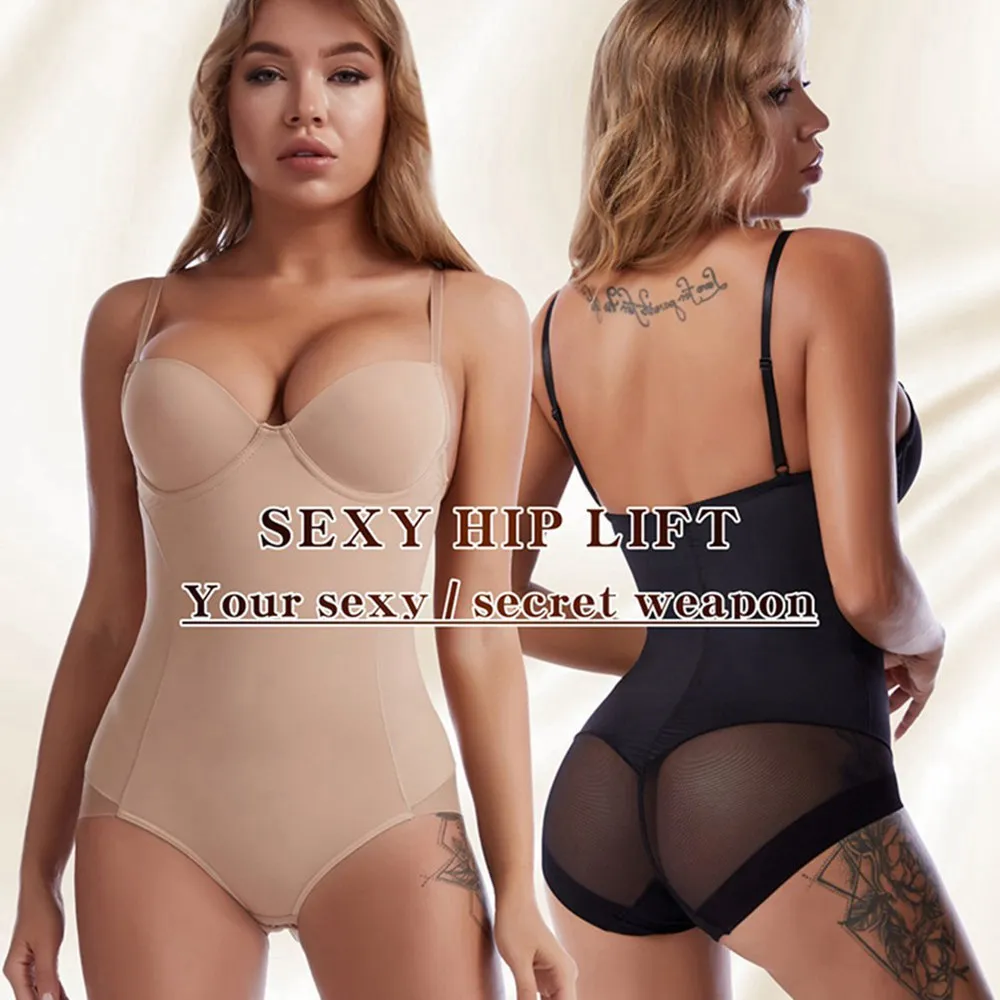 

Женское соблазнительное цельнокроеное Корректирующее нижнее белье с бюстгальтером со встроенным бюстгальтером Корректирующее белье с се...