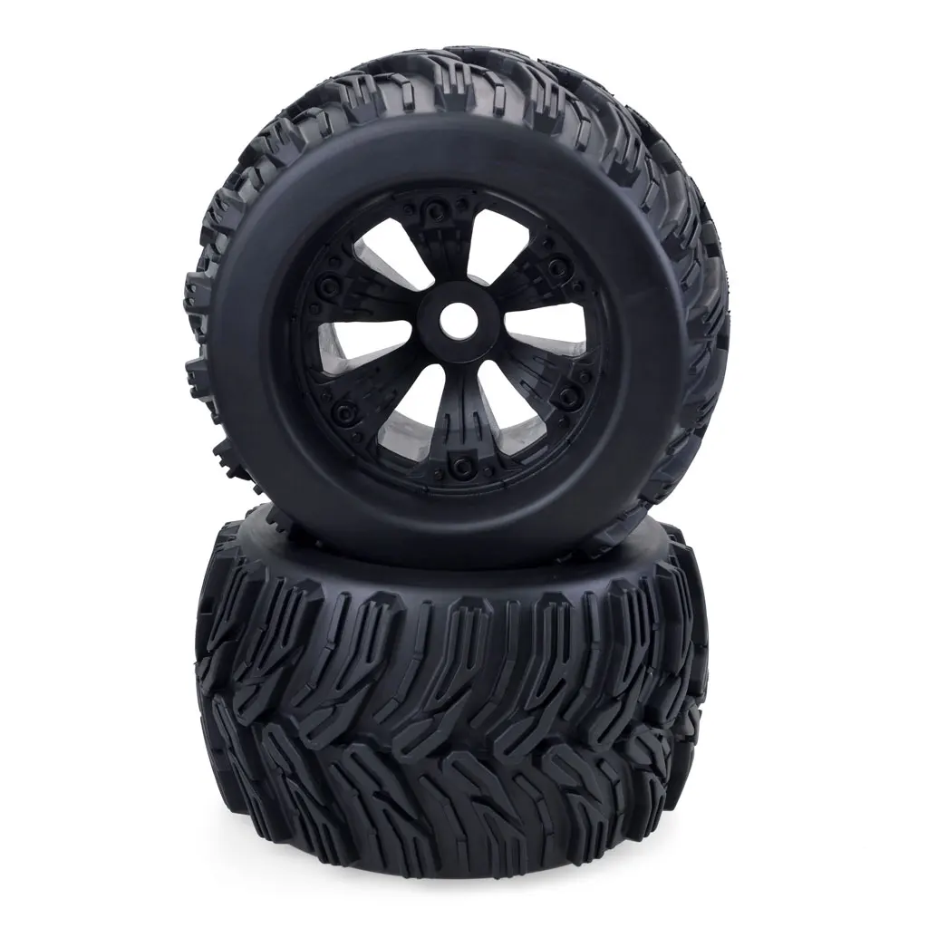 4pcs 170*92mm 1/8 Monster truck wheels tires for Redcat Rovan HPI  Savage XL MOUNTED GT FLUX HSP 1/8 monster truck enlarge