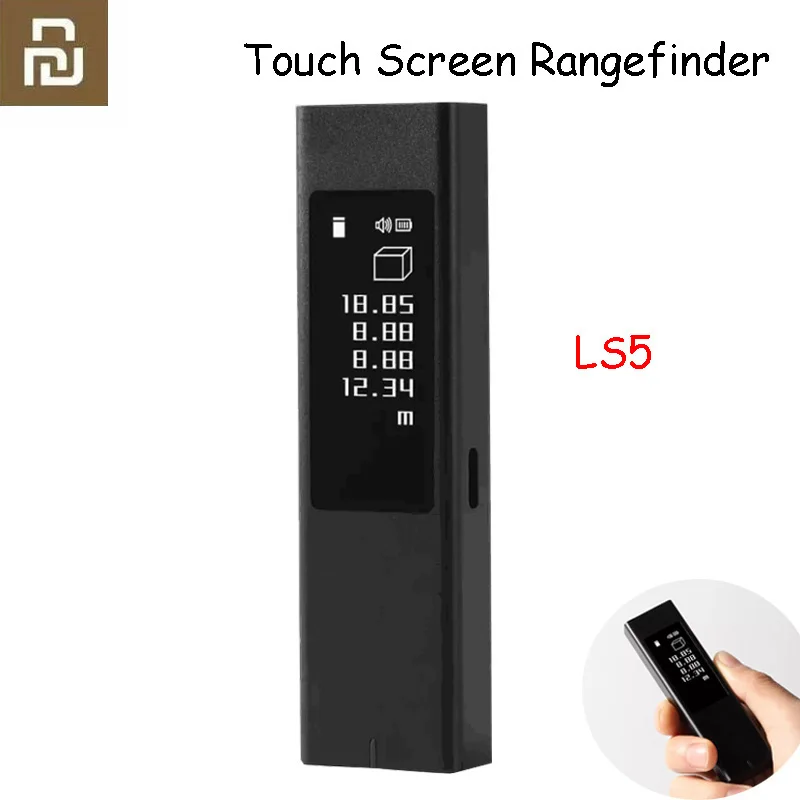 

Duka 40m Laser Range Finder LS5 Touch Screen Charging Range Finder High Precision Infrared Ray Measurement Rangefinder