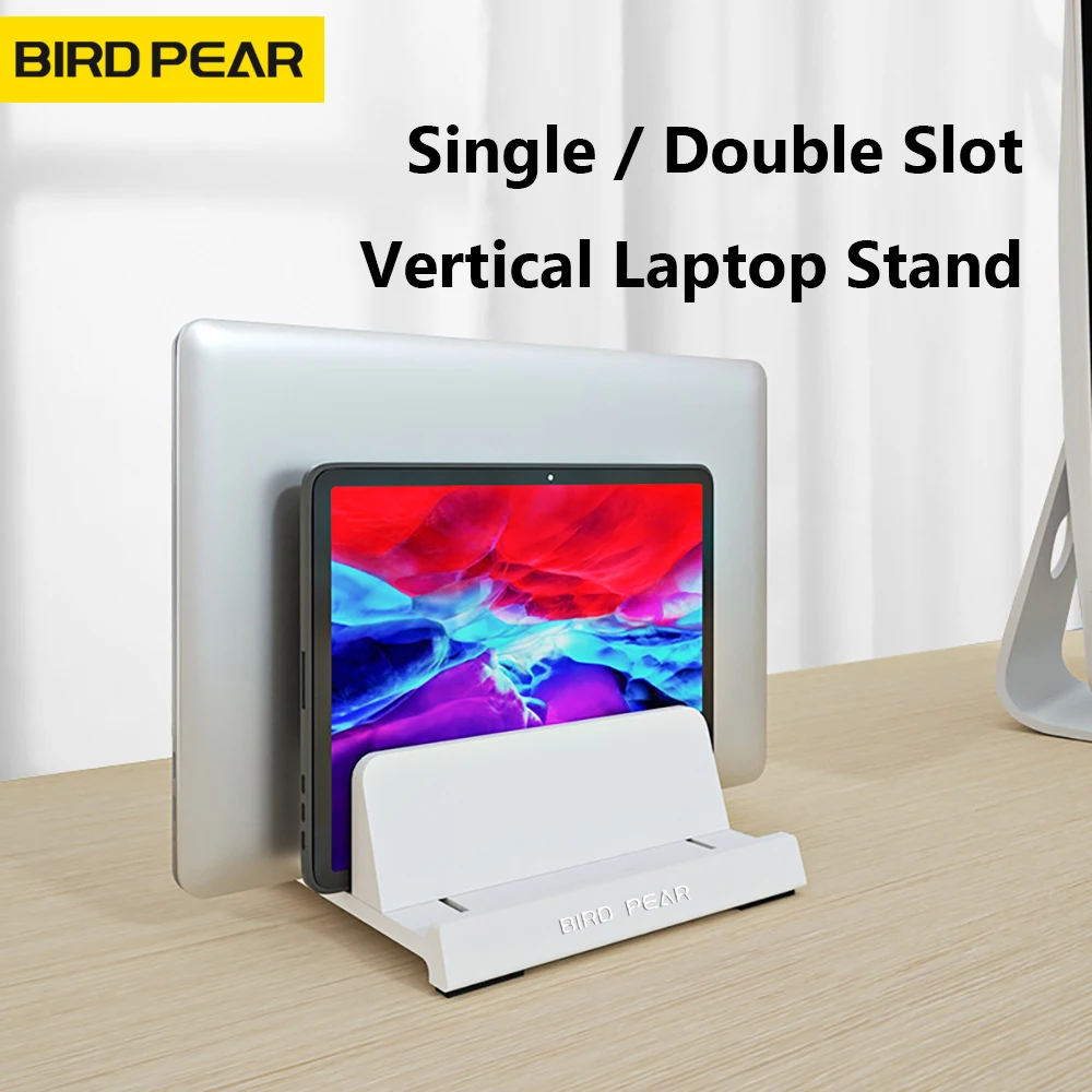 

Вертикальная подставка для ноутбука MacBook Pro Air mini Mac, пластиковый Настольный держатель с одним слотом для планшета и книги