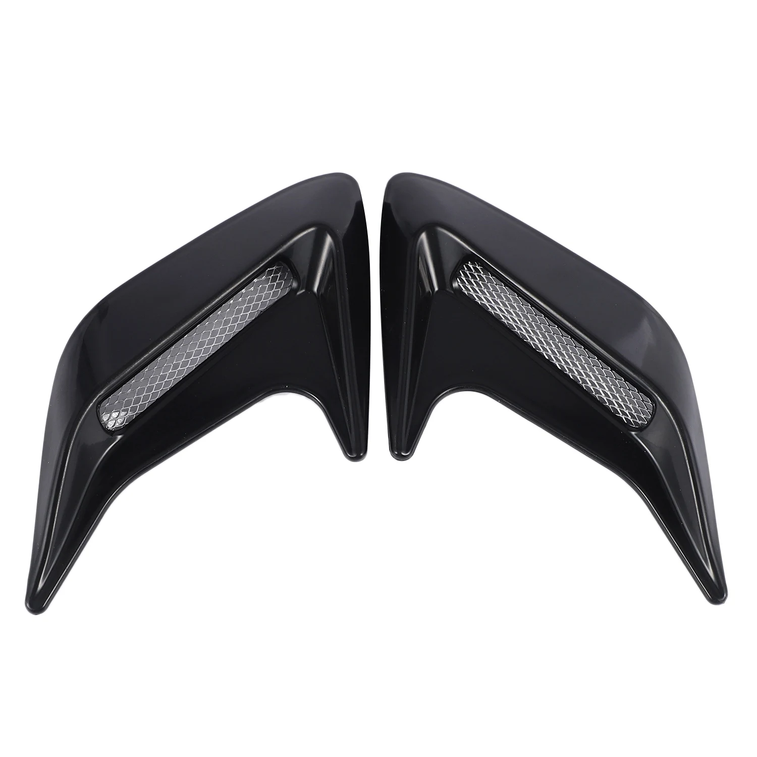 

2Pcs Car Auto Side Vent Air Flow Mudguard Intake Sticker Universal Black