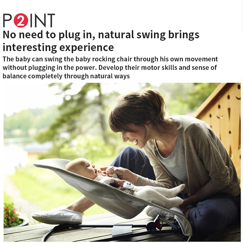 Детское кресло-качалка для новорожденных 0-6 месяцев |