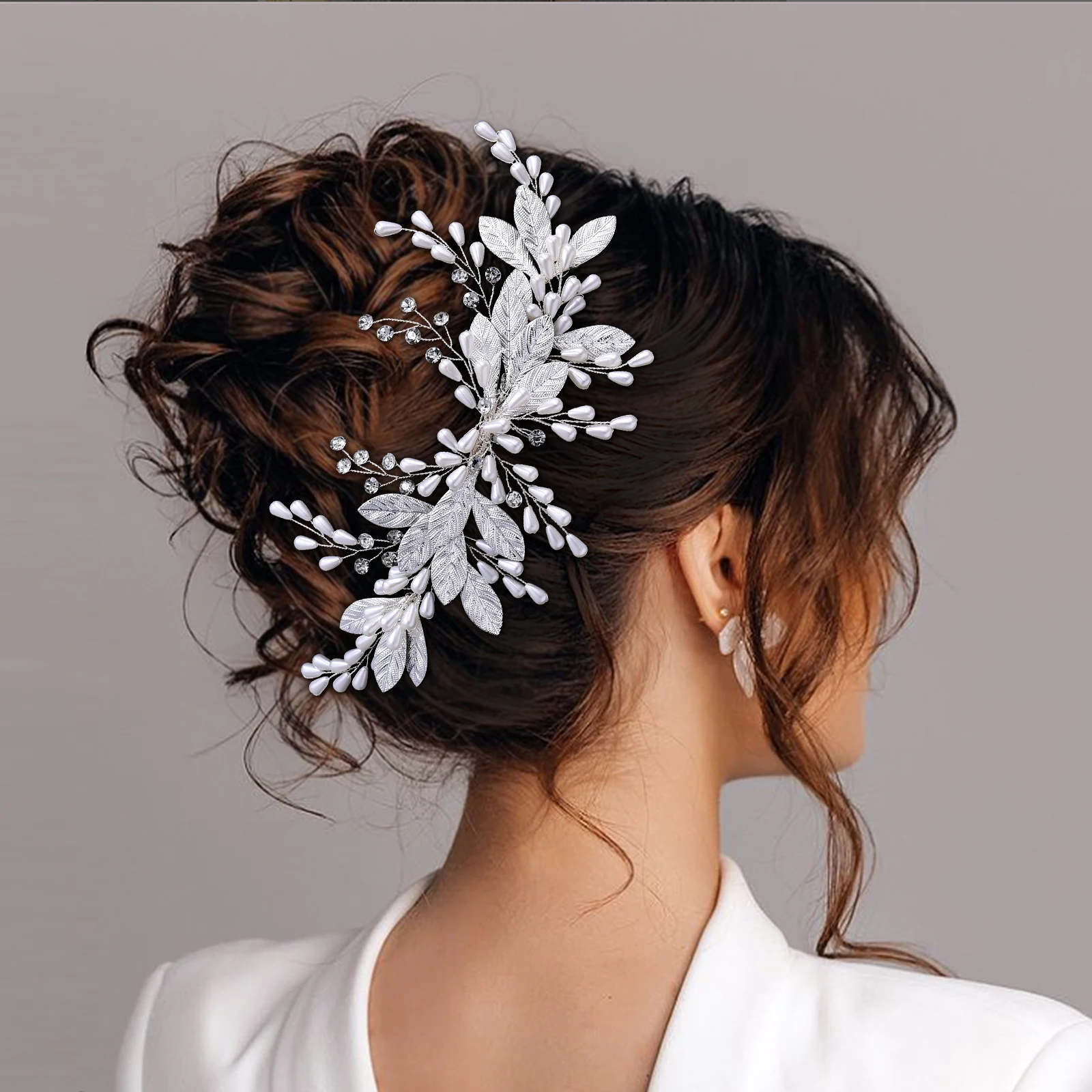 Модная искусственная жемчужная расческа для волос ручной работы свадебные