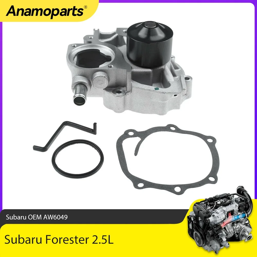 Водяной насос двигателя с прокладкой Подходит для Subaru Forester Impreza Sport Legacy Outback 2 5 л H4