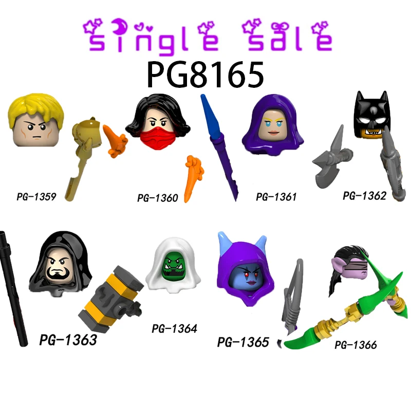 

PG8165 WOW Medivh Thrall Lllidan Mini Anime Game Figures Building Bricks Moc Blocks Compatible Assembly Part Eductional Kids Toy