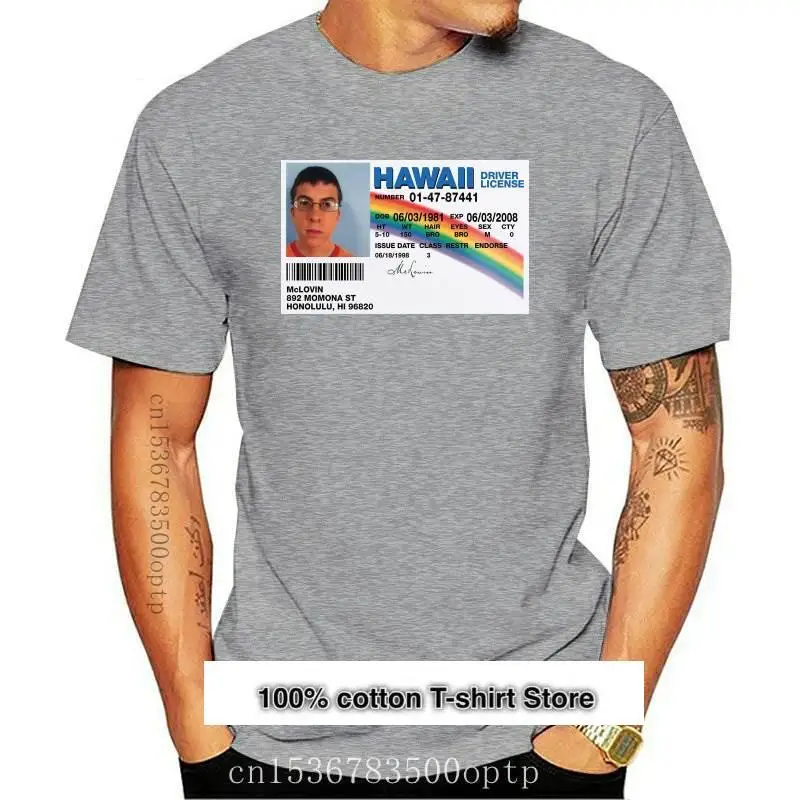 

Camiseta con licencia de piloto, Supergrave, Mclovin, nueva