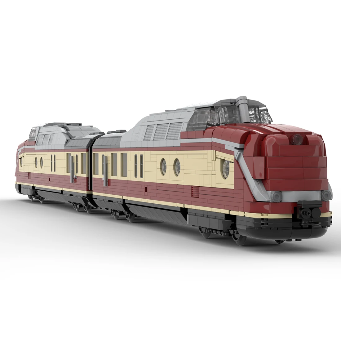 

Authorized MOC-106675 BR 601 “VT 11.5 Triebwagen” Train Vehicle Model Building Blocks MOC Set (3243PCS/Static Version)